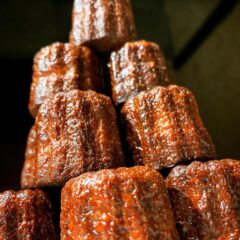 ハーブティーで香り付けしたカヌレ